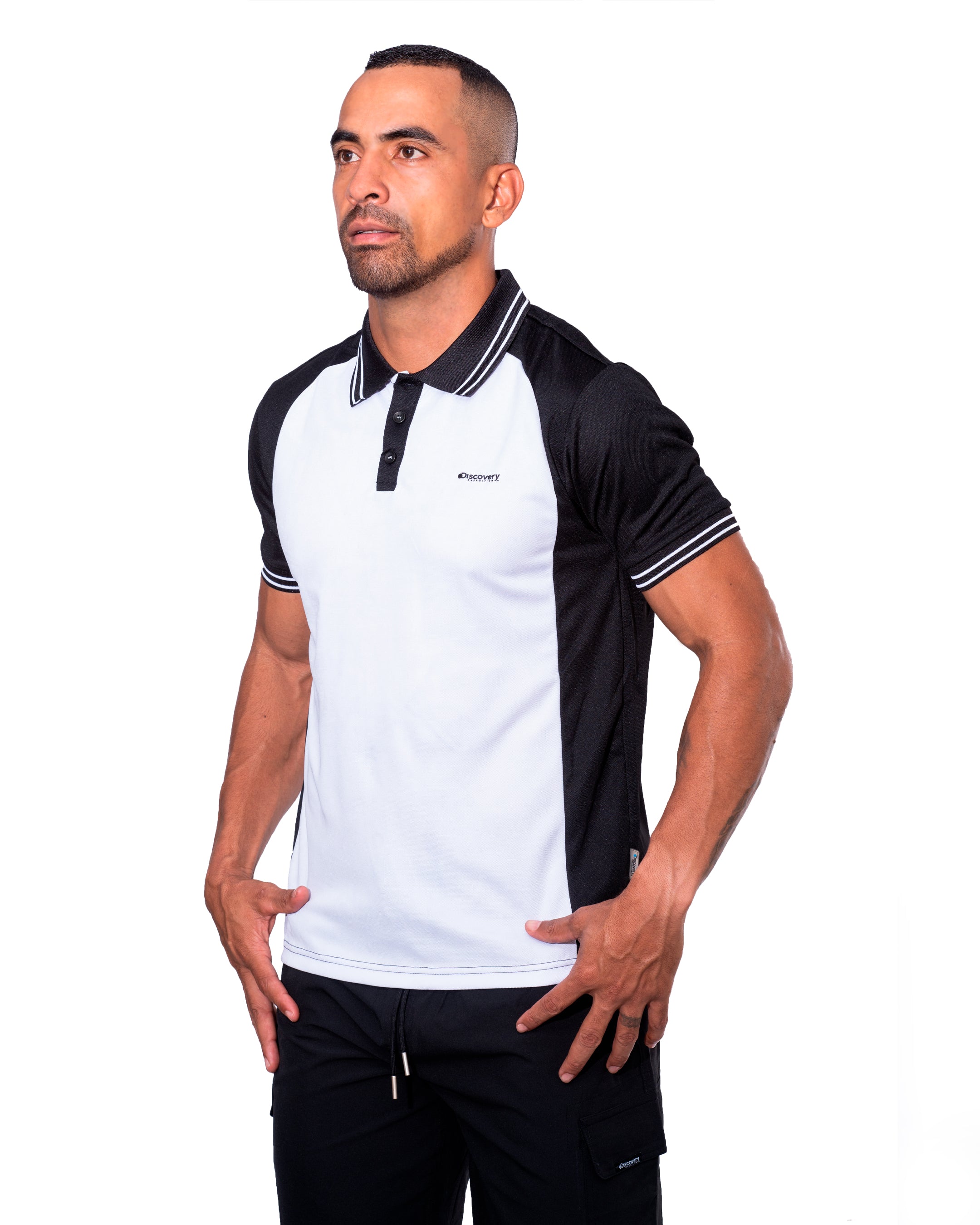 Camiseta Polo Discovery Hombre (76705 BLACK)