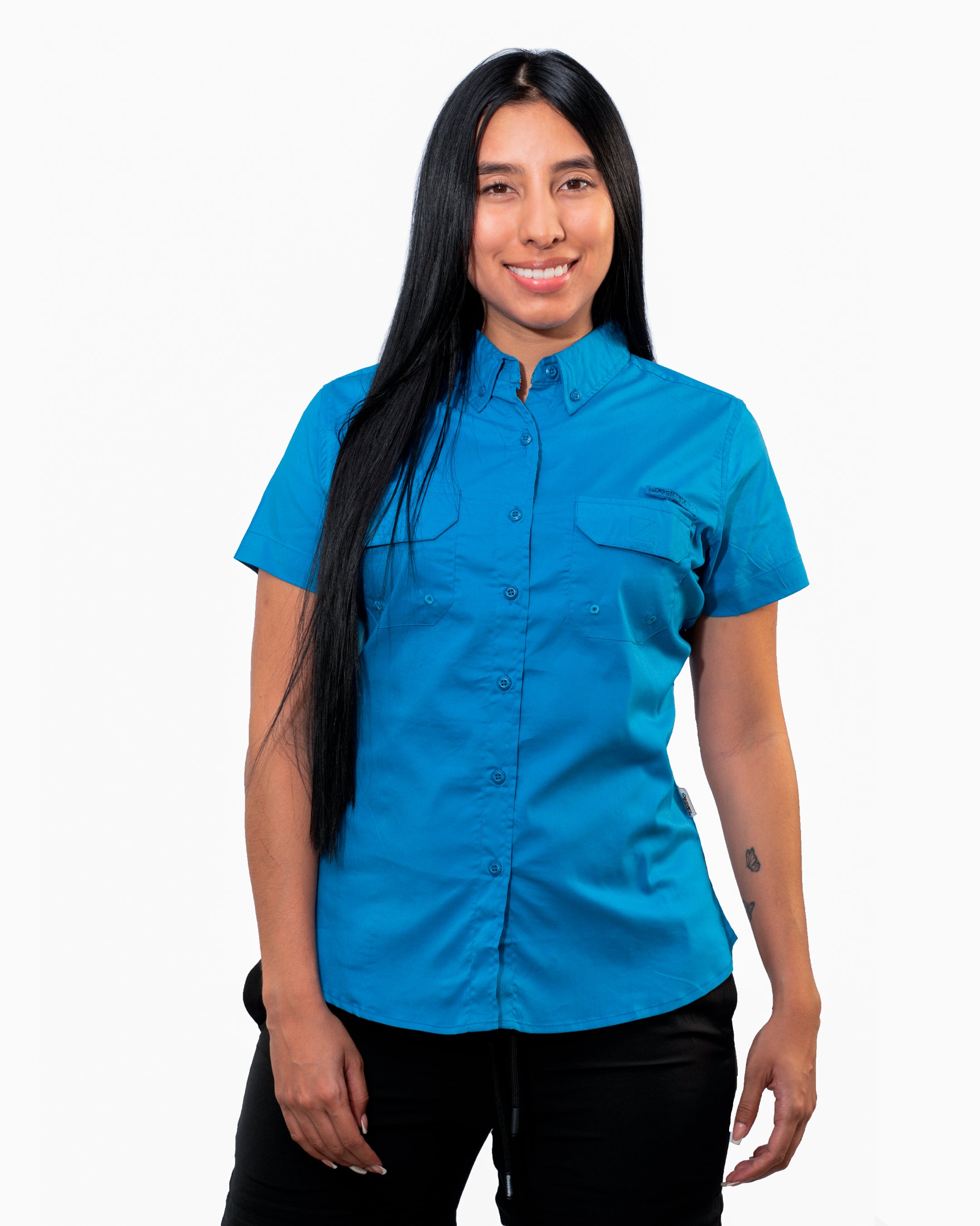 Camisa Manga Corta Discovery Mujer