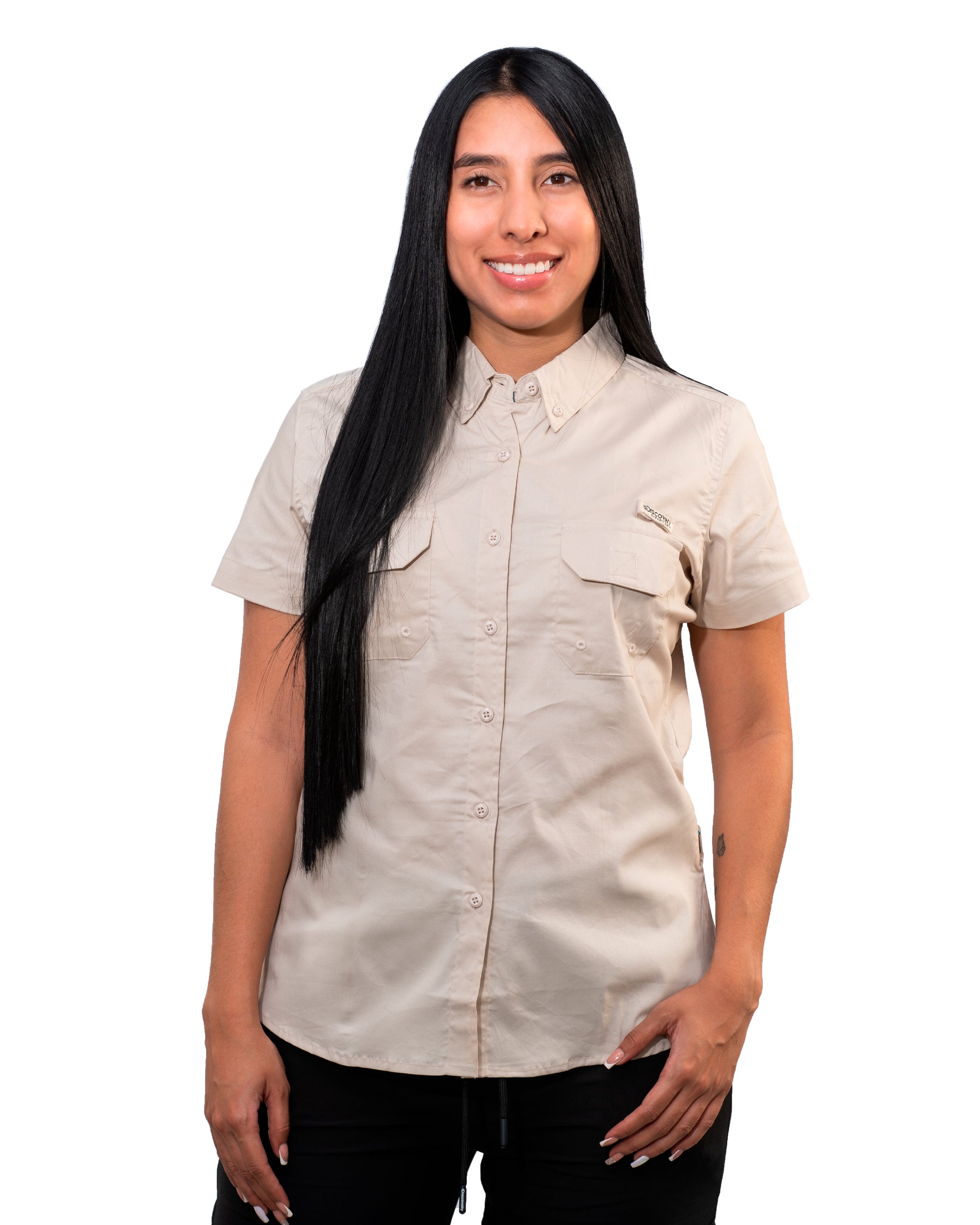 Camisa Manga Corta Discovery Mujer