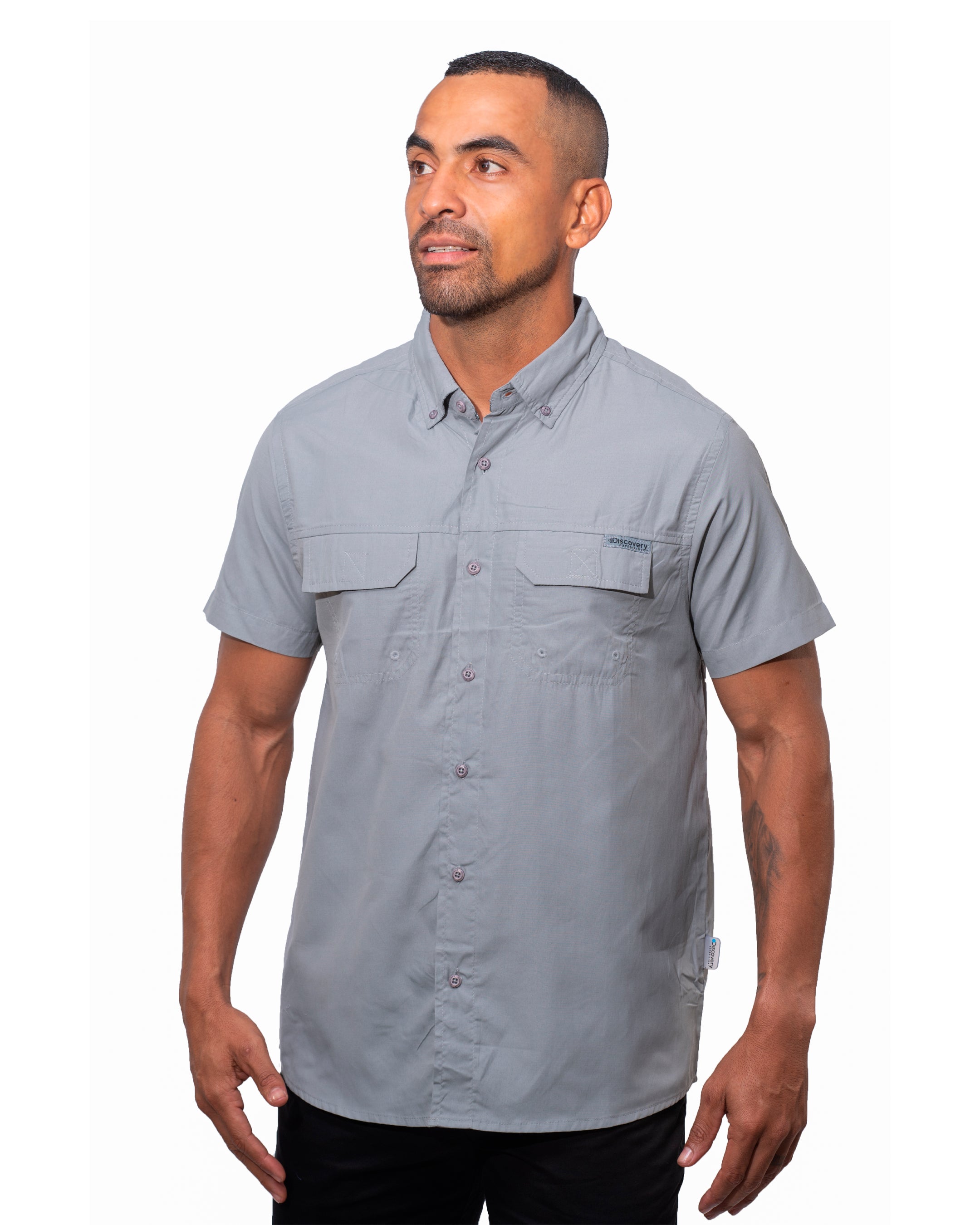 Camisa Manga Corta Discovery Hombre (76808 KHAKI)