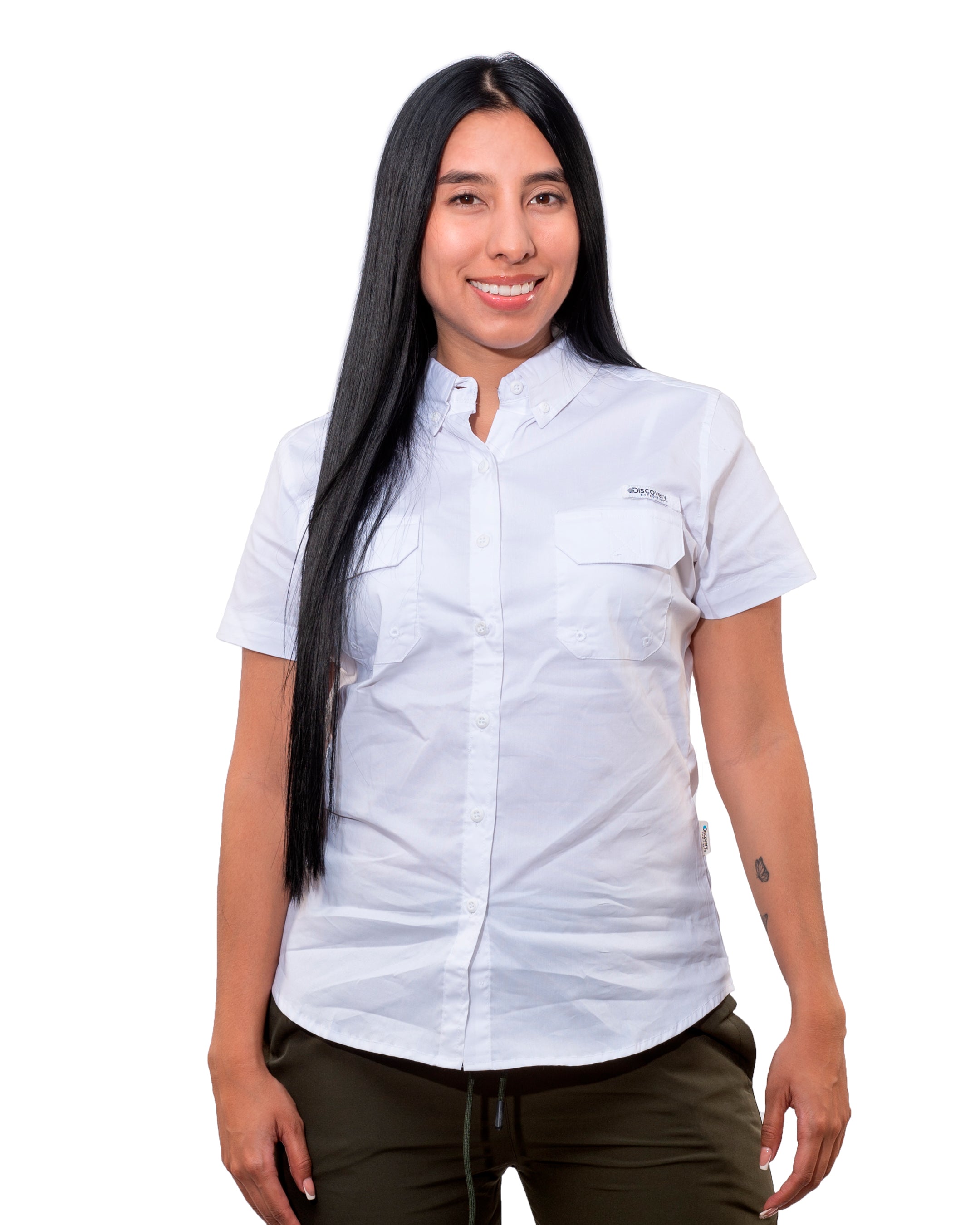 Camisa Manga Corta Discovery Mujer