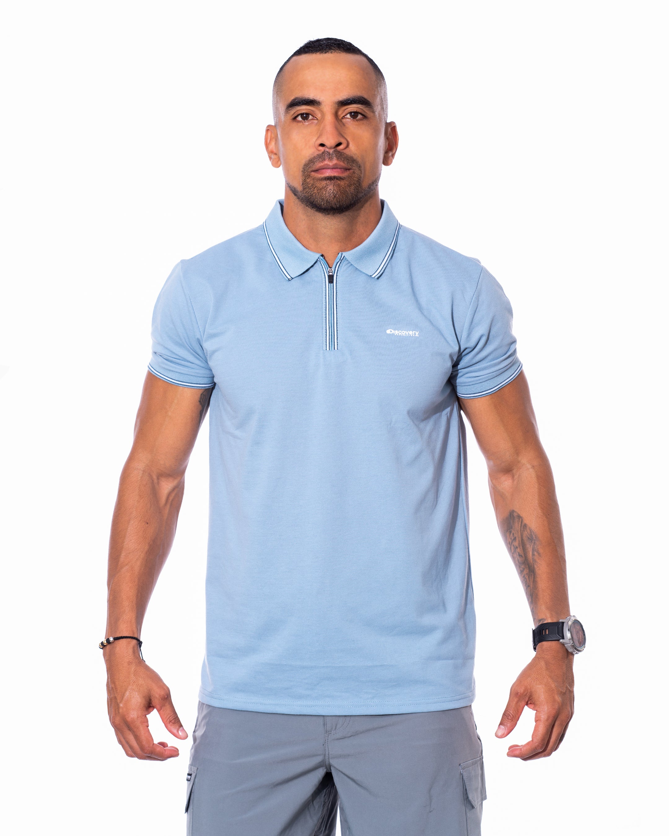 Camiseta Polo Discovery Hombre (78444 CHAMBRAY)