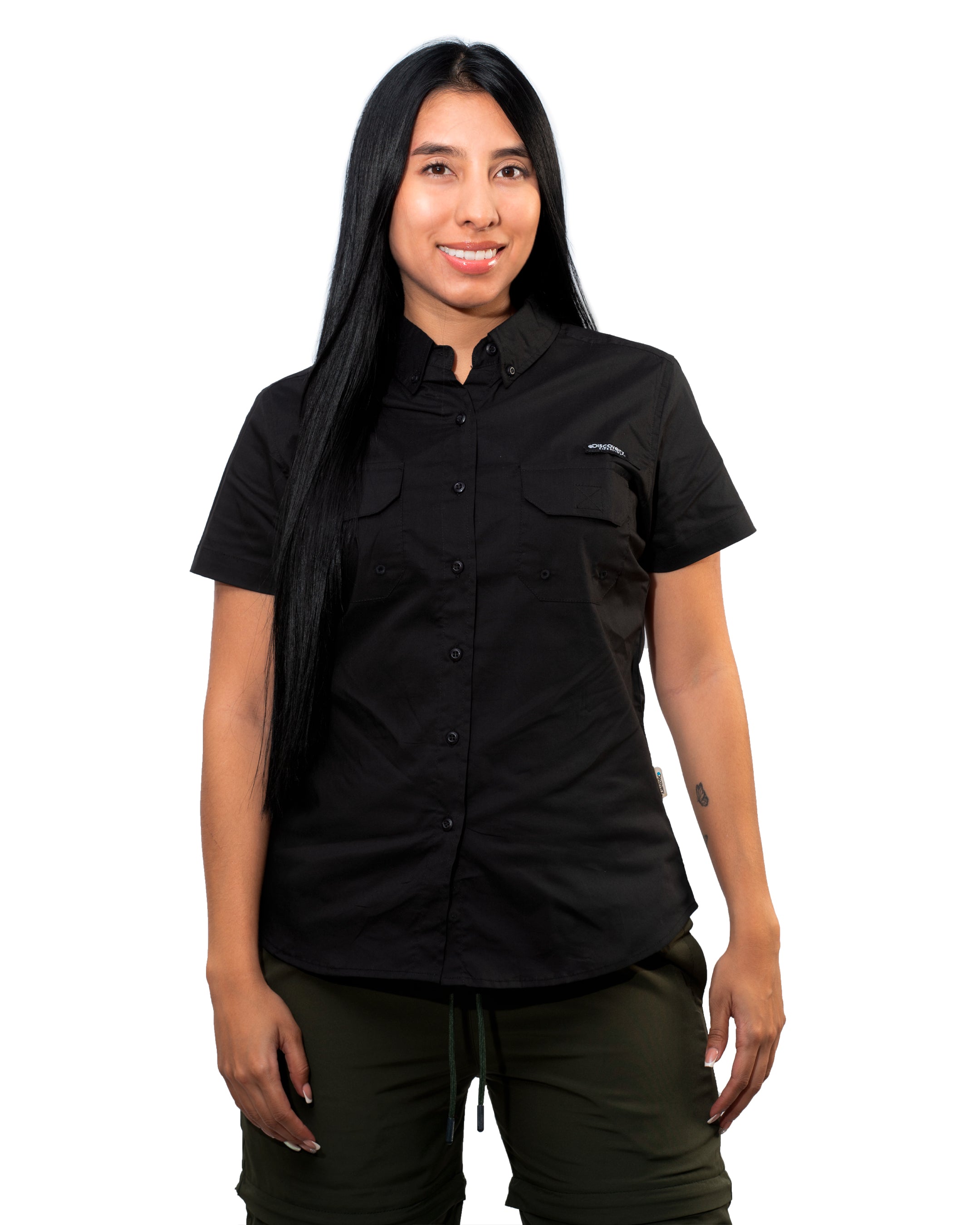 Camisa Manga Corta Discovery Mujer