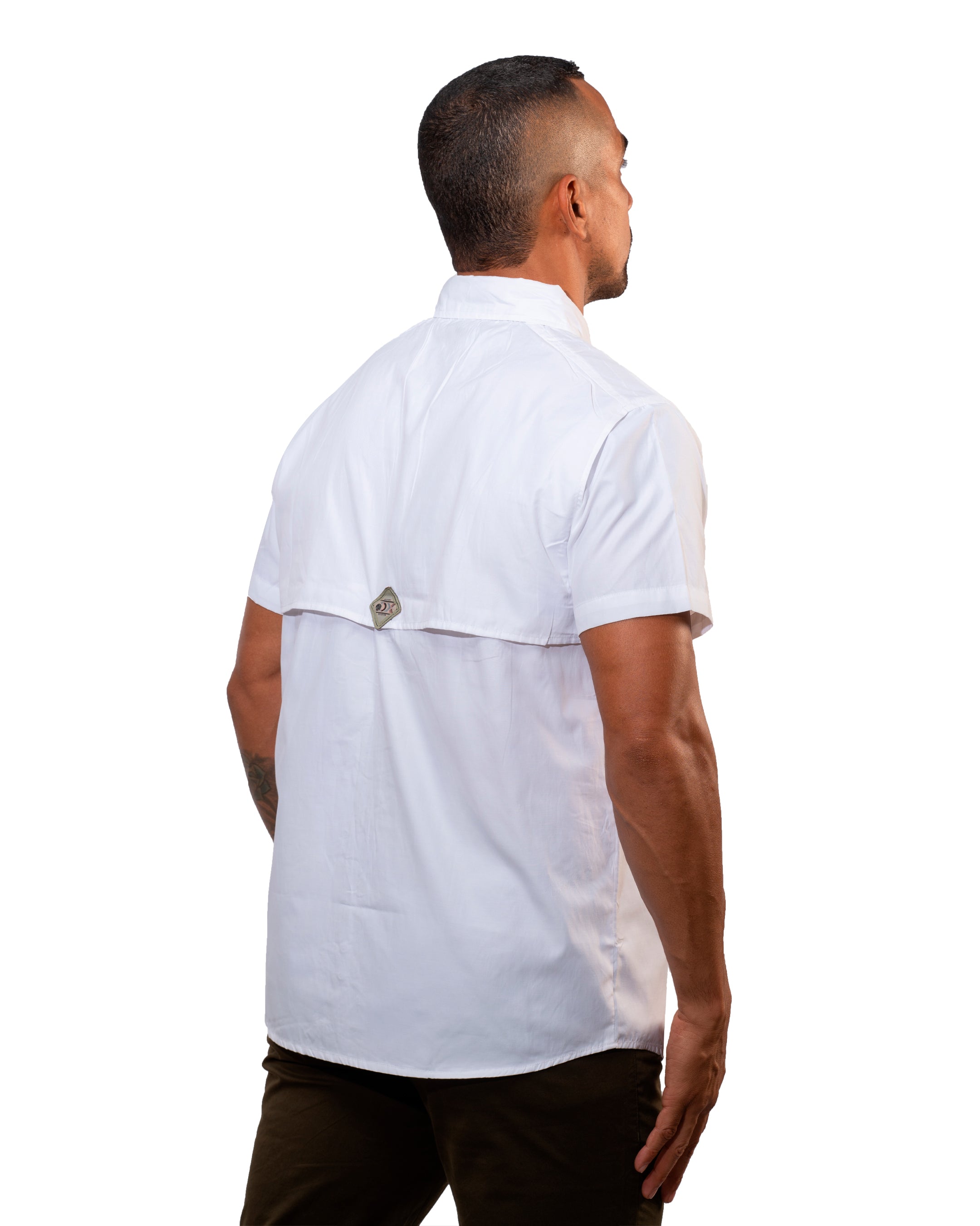 Camisa Manga Corta Discovery Hombre (76808 WHITE)