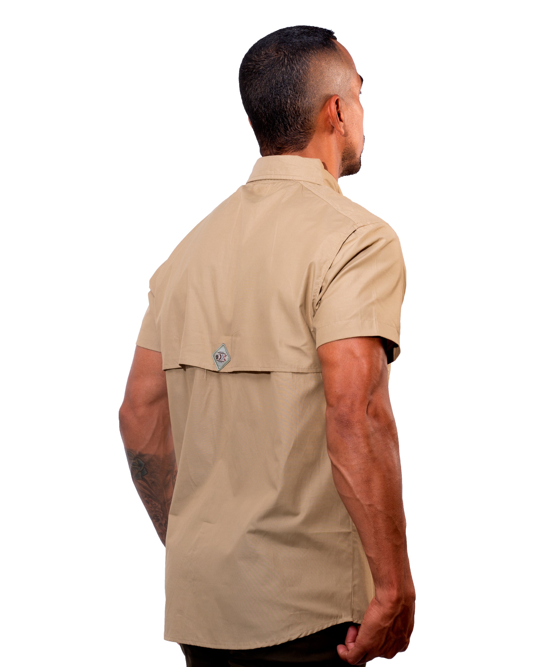 Camisa Manga Corta Discovery Hombre (76808 KHAKI)