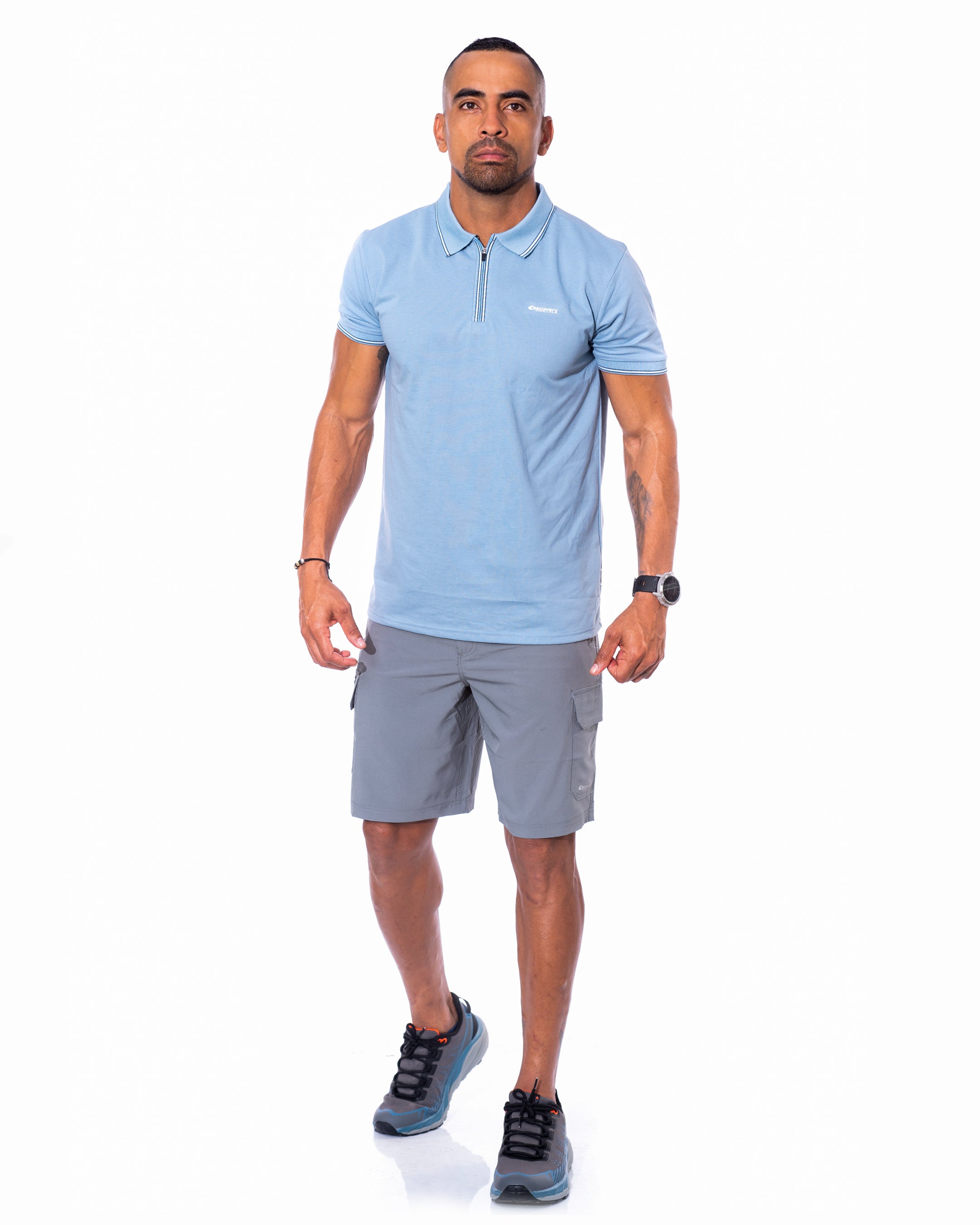 Camiseta Polo Discovery Hombre (78444 CHAMBRAY)